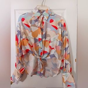NWOT Gilner Farrar Blouse xs